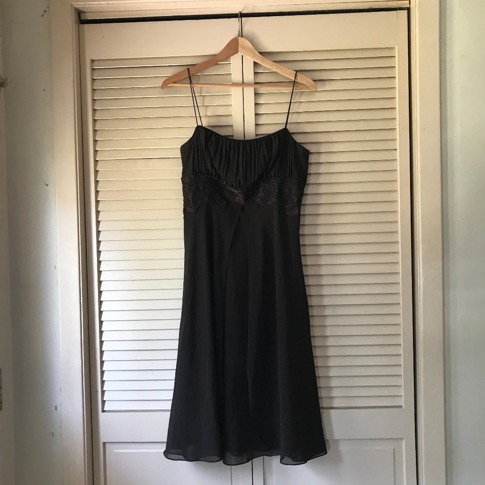 🖤 elegant brown dress - side zip